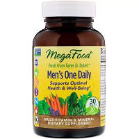 Мультивитамин MegaFood Мультивитамины для мужчин, Men s One Daily, 30 таблеток (MGF-10106) - Топ Продаж!