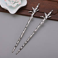 Шпилька паличка для волосся. Металева китайська шпилька для волосся. Палички металеві для волосся, фото 2