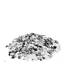 Ізомат Деко-Флоки/Isomat Deco-Flakes — декоративні флоки/чипси для підлоги мікс, світло-сірі (3 мм) уп. 5 кг