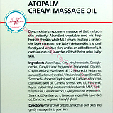 Олія для масажу на ламелярній емульсії ATOPALM Cream Massage Oil, 200мл, фото 6