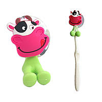 Дитячий тримач для зубних щіток на присосці Весела Корова