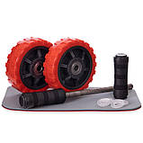Ролик для преса подвійне колесо 15 см SP-Sport FI-2538, фото 4