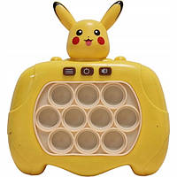 Детская интерактивная игрушка "Пикачу" Quick Pop It Pikachu Pokemon Yellow (3_04613)