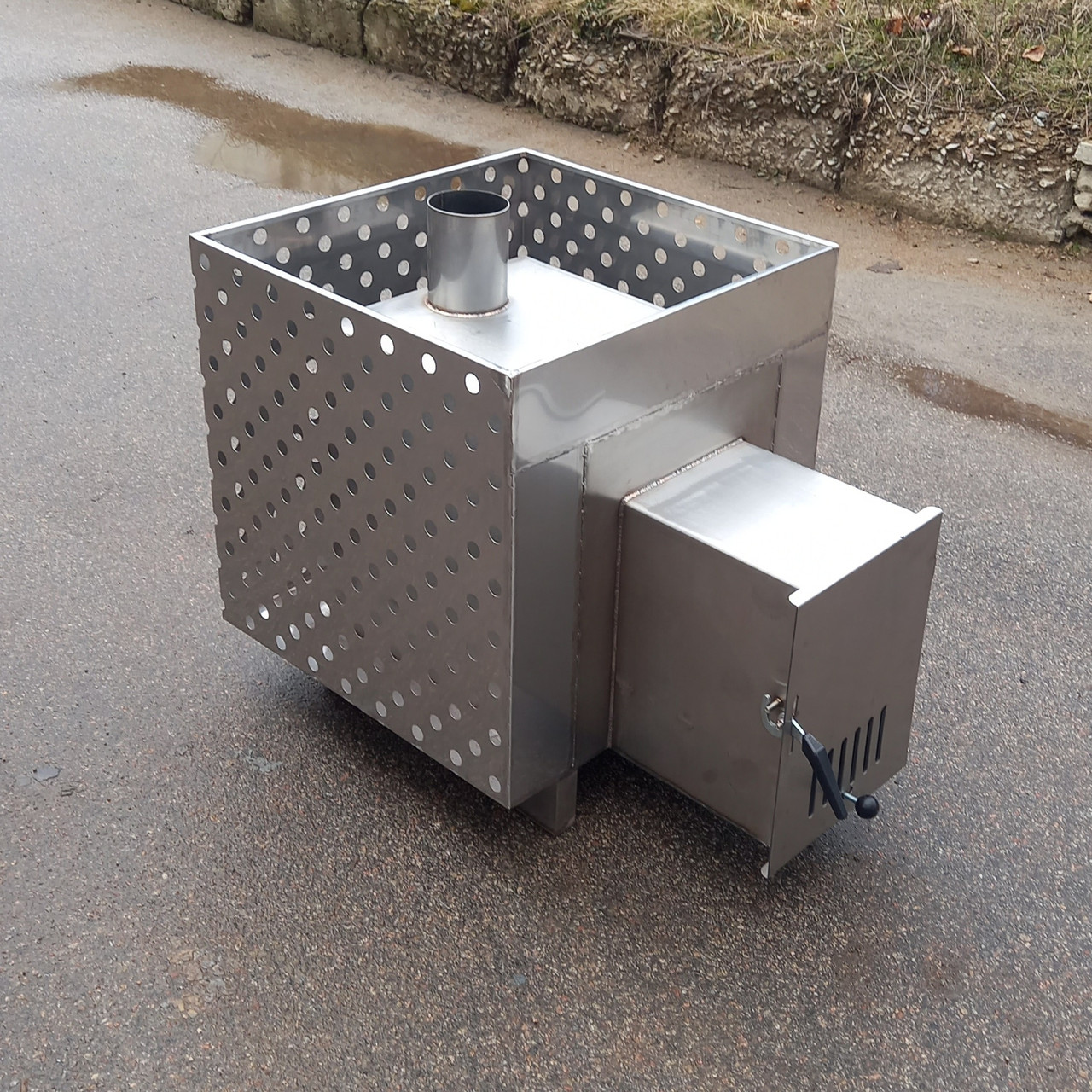 Піч для сауни, лазні PlusTerm ПС -2Е (нерж.сталь AISI 304)