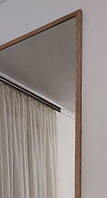 Зеркало настенное прямоугольное в прихожую, гостиную, спальню в раме МДФ Facet 2202 60х130 см, орех светлый