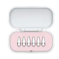 Чохол для наконечника стилуса Infinity Pencil Tips Organizer Box for Apple Pencil Pink 6 шт відділень