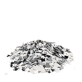 Ізомат Деко-Флоки/Isomat Deco-Flakes — декоративні флоки/чипси для підлоги мікс, світло-сірі (5 мм) уп. 20 кг