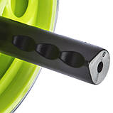 Колесо ролик для преса подвійне 18.5 см Zelart FI-4242, фото 3