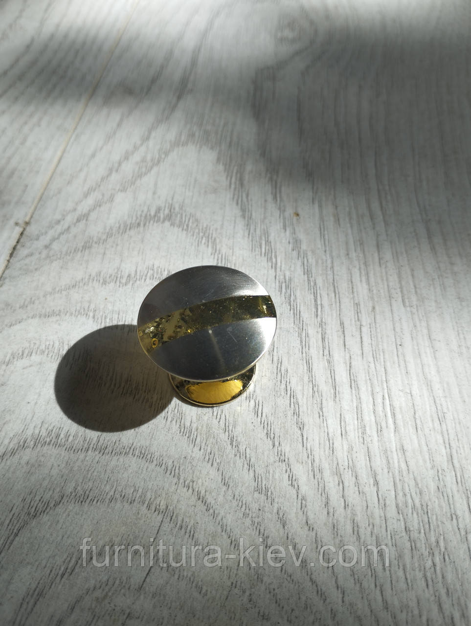 Ручка кнопка 30мм з полоской, фото 1