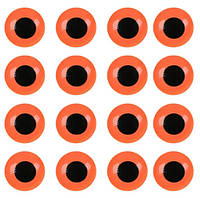 Глаза для приманки рыбы светоотражающие 9 мм, Orange, 50 шт.