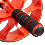 Ролик гімнастичний колесо для преса одинарне 18 см Record FI-0905, фото 4