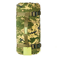 Тактический флисовый плед 150х200см одеяло для военных с чехлом. JU-818 Цвет: пиксель tp