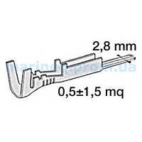 Контакт штеккерный 2,8 мм