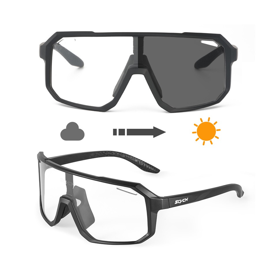Фотохромні окуляри SCVCN X62 з автозатемненням для заняття спортом, велоокуляри