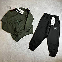 Костюм Stone Island Premium Хіт! 86-92 см (Верх Плечі 26 Пог 33 Рукав 41 Довжина 44 Низ Резинка 23 Стегна 33 Довжина 51) 122-128 см