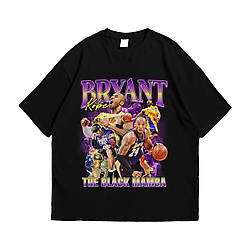 Футболка з принтом баскетбольна Kobe Bryant M Чорний