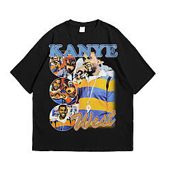 Футболка з принтом Каnye West M Чорний