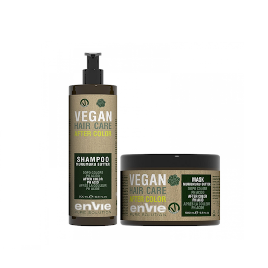 Набір Envie Vegan After Color Murumuru Butter шампунь та маска для фарбованого волосся з маслом Муру Муру (68037) 100 + 100 мл
