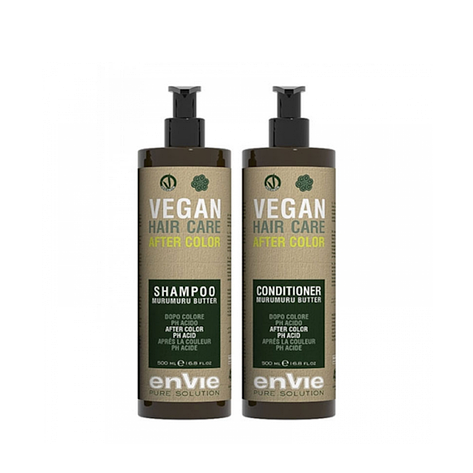 Набір Envie Vegan After Color Murumuru Butter шампунь та кондиціонер для фарбованого волосся 500+500 мл (68036), фото 1