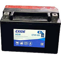 Аккумулятор 8Ah-12v Exide AGM (ETX9-BS) YTX9-BS ст.код (150х87х105) L, EN120