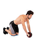 Ролик гімнастичний колесо для преса одинарне 20 см SP-Sport FI-1696, фото 8