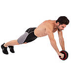 Ролик гімнастичний колесо для преса одинарне 20 см SP-Sport FI-1696, фото 10