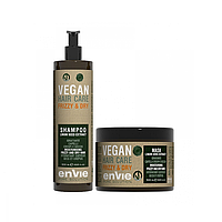 Набор Envie Vegan Frizzy and Dry Linum Seed Extract шампунь и маска для сухих и кучерявых волос (68040)