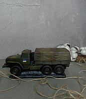 Патриотическая гипсовая статуэтка военной техники Урал-4320, сувенирный подарок для военного