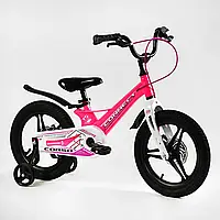 Детский велосипед 16 дюймов MG-16504 CORSO CONNECT на 100-130 см. Розовый (Unicorn)