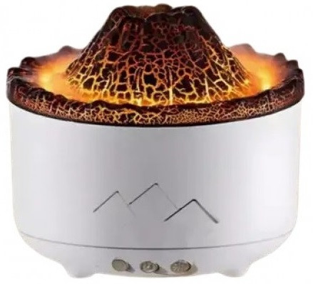 Зволожувач повітря Вулкан 9273 з ефектом полум'я й підсвіткою, фото 1
