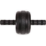 Ролик гімнастичний колесо для преса одинарне 15 см SP-Sport FI-1697, фото 2