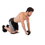 Ролик гімнастичний колесо для преса одинарне 15 см SP-Sport FI-1697, фото 8