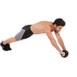 Ролик гімнастичний колесо для преса одинарне 15 см SP-Sport FI-1697, фото 10