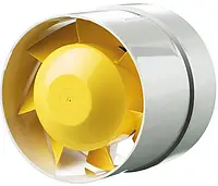Вентилятор для теплообмінника діаметром 100 мм витяжний канальний Домовент 100 ВКО пластиковий