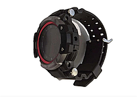 Смарт-часы мужские спортивные силиконовые водонепроницаемые Smart Watch Black-red