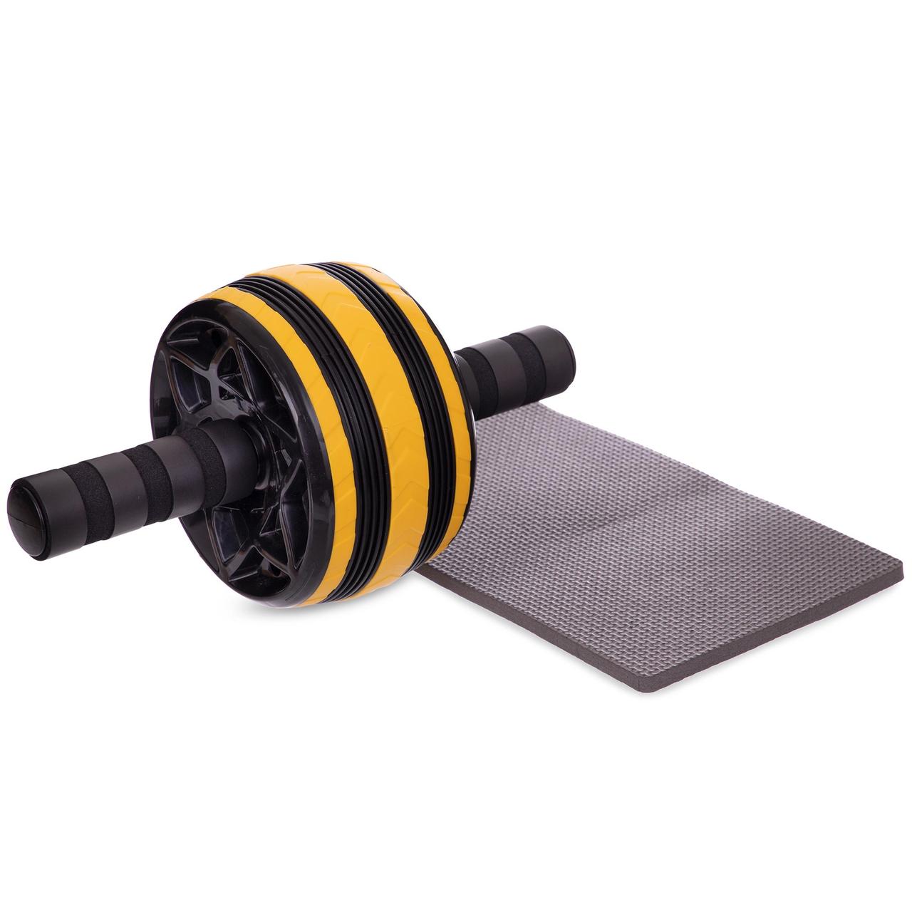 Ролик гімнастичний колесо для преса одинарне 14 см SP-Sport FI-2540, фото 1