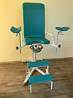 Крісло гінекологічне оглядове "Грація" АТОН КГ-03 (бірюзовий шкірзам)