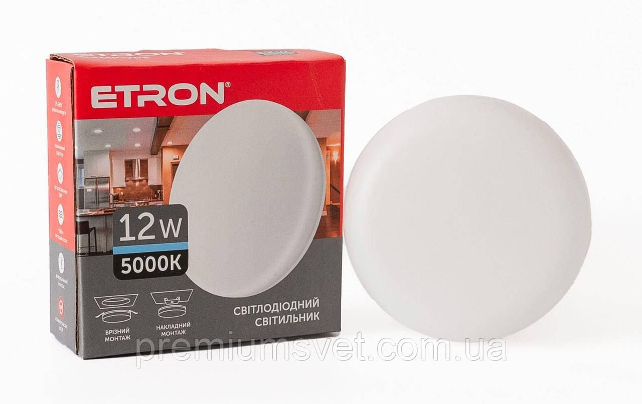 Світильник с/діод ETRON 1-EMP-705 12W 5000K, фото 1