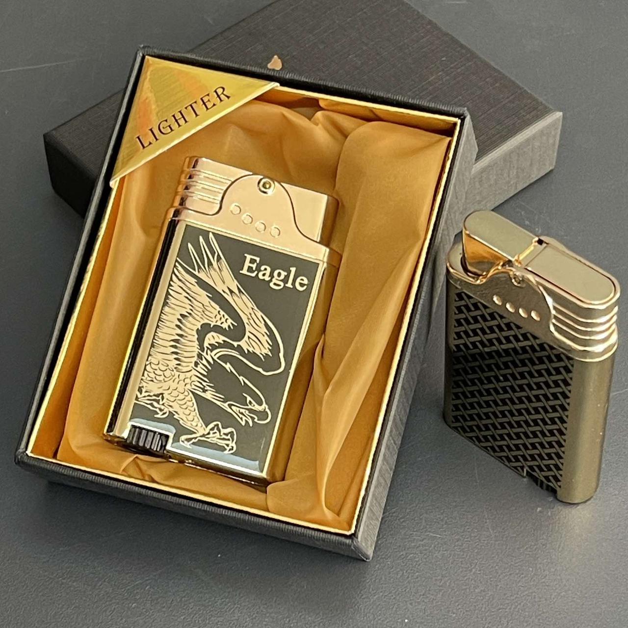Запальничка подарункова газова "Орел", золота 1166, фото 1