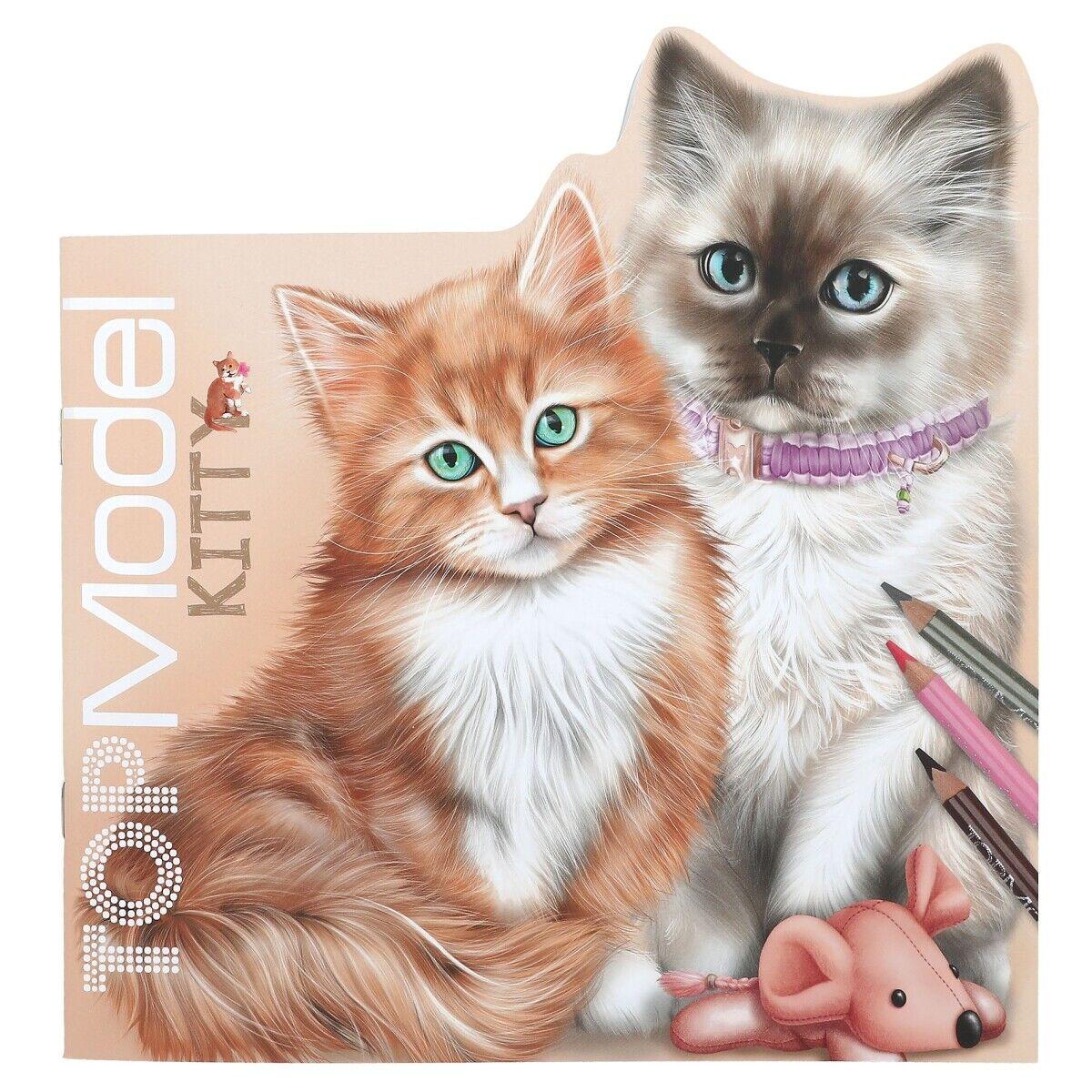 Top Model розмальовка із наліпками Kitty (12713)