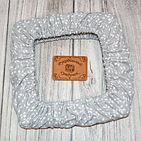 Чохол для снапів 20x20 Рослинний принт на сірому