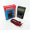 Мультиметр ємність Digital Tech DT700D, Якісний мультиметр, Електричний MC-138 тестер напруги, фото 7