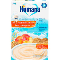 Детская каша Humana молочная овсяная с персиком 200 г (4031244003034)