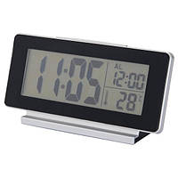 Часы термометр будильник ИКЕА FILMIS 16,5х9 см черный 305.408.27