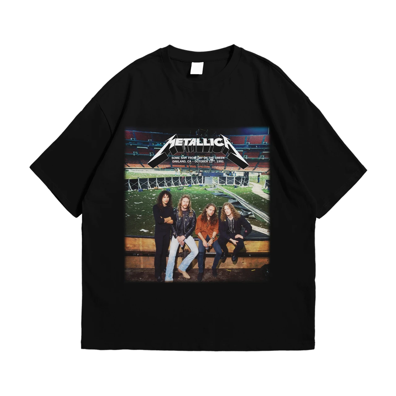 Футболка з принтом Metallica On Field L Чорний