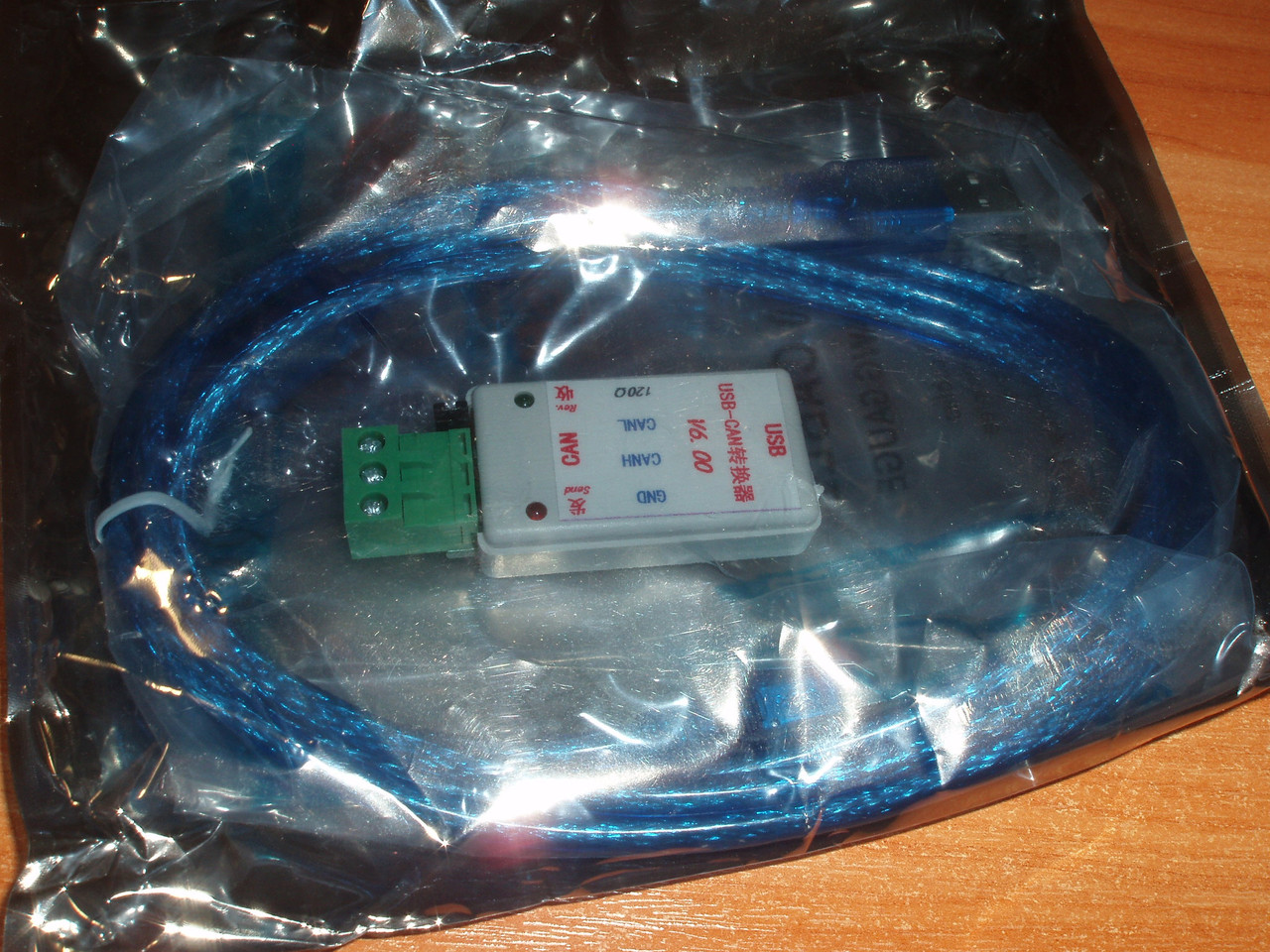 USB-CAN Adapter адаптер-перехідник шини CAN USB, фото 1