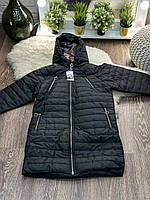 Шикарне жіноче пальто на синтепоні 100, тканина "Плащівка" 52, 54, 56, 58, 60, 62, 66 розмір 52