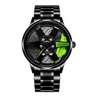 Часы Meibo новые в виде дисков зеленый №2