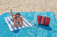 Пляжная подстилка (покрывало) антипесок Sand Free 200см*150см ld