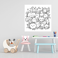 Наклейки - розмальовки